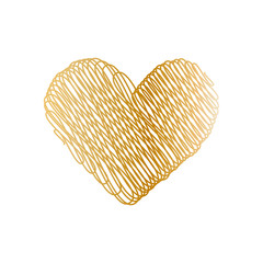 Heart Shape, Valentine's Day Template, Abstract Heart Shape