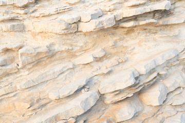Obraz na płótnie Canvas Wall of sand rocks