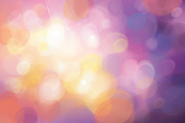 Vector colorful lights, sparkling background.