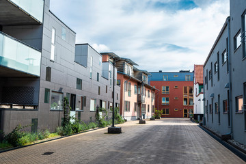 Modern residential buildings in Malmo, Sweden