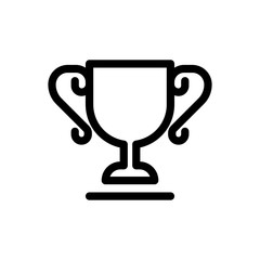 Trophy Trendy Icon, Champion Award Theme,