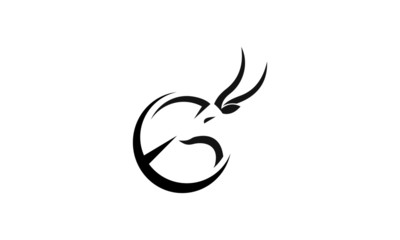 Obraz premium initila EG deer