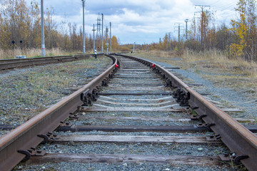 Railroad, railroad, two ways. Railway fork.