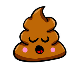 Stylized Cartoon Poop