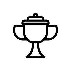 Trophy Trendy Icon, Champion Award Theme,