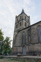 Fototapeta na wymiar church in ibbenbueren germany