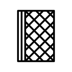 sweets and candy related lined biscuit vector in lineal style