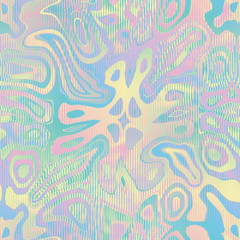 Rainbow variegated bleed ink holographic pearlescent opalescent geometric seamless repeat raster jpg pattern swatch.
