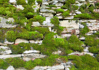 Dry stone wall background England