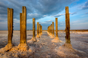 old piles in salt lake