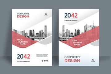 City Background Business Book Cover Design Template