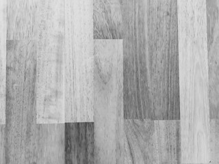 Wooden background made of natural wood with pattern of lines and knot used in flooring in black and white color for a cool wallpaper