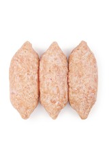 minced meat products, ready for roasting