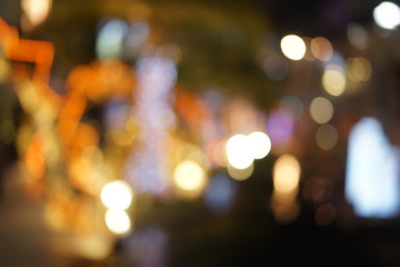 Bokeh from center of Bangkok.
