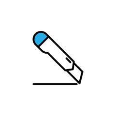Vector, illustration, cutter icon design