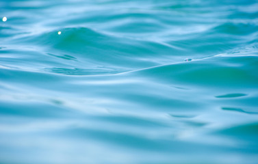 Blue sea water background texture