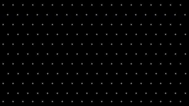 plus sign pattern animation VERS. 2b