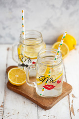 Lemon water for a couple