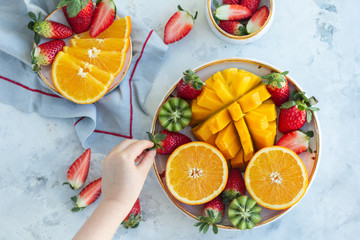 Fruit plate for kids