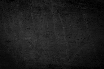 Dark grunge textured wall closeup or Old black background. Grunge texture