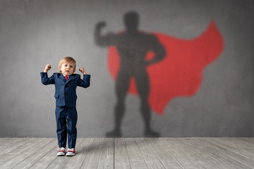 Child dreams of becoming a superhero