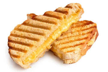 Gordijnen Cheese toasted sandwich. © Moving Moment
