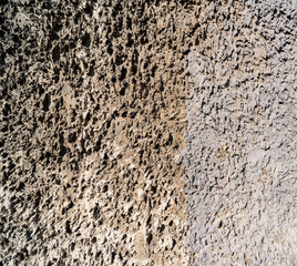 Square background of dirty concrete wall