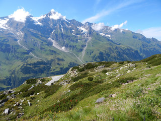Fototapeta na wymiar Berglandschaft in Österreich Alpen im Sommer