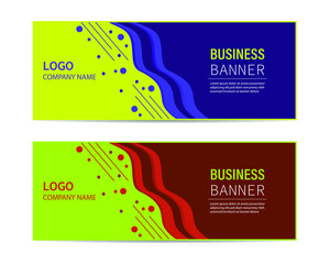 Fototapeta premium Vector abstract web banner template design. Collection of web banner template. Abstract geometric web design banner template isolated on white background. The title of the target page Elements web des