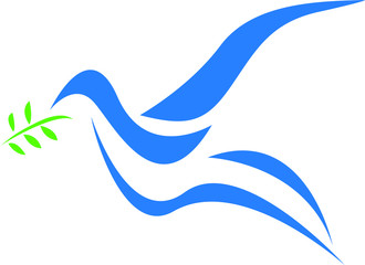 Dove of Peace - vector illustration