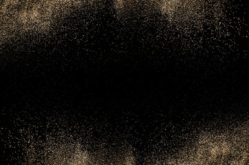 Fototapeta premium purple and blue ocean powder color splash