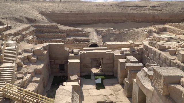 The Osirion or Osireon is an ancient Egyptian temple. It is located at Abydos, to the rear of the temple of Seti I. Egypt.