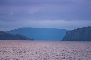 Antarctic mountainous landscape, Deception Island,Antartica