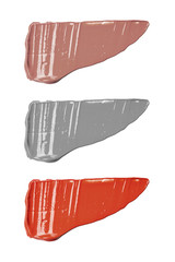 Hand painted coloured brush texture