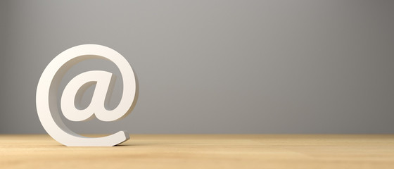 3D illustration. Massive sign of ET in a dark room. Modern conceptual interior. Background for banner