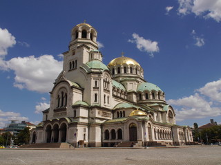 Fototapeta na wymiar Alexander Nevsky Cathedral, Sofia Bulgaria.