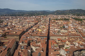 Fototapeta na wymiar Panorama of Florence, Tuscany, Italy