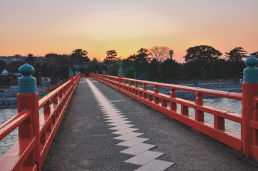 京都府宇治市の朝霧橋