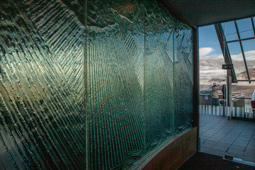 Glass  Wall. At the Skyline Queenstown New Zealand