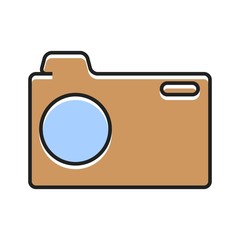illustration vector graphic of camera icon, fit for icon, symbol, logo, illustration, etc.