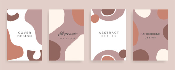 Social media Posts and Stories Template, textures and shapes for Organic design cover, Linocut Elements , invitation, party invite card template, creative minimal trendy style Vector illustration.