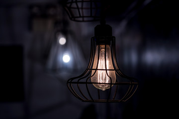 Close up image of light bulb