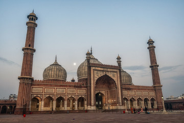 jama masjid sunrise
