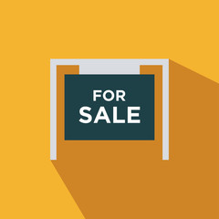 for sale banner flat icon vector - ui icon vector
