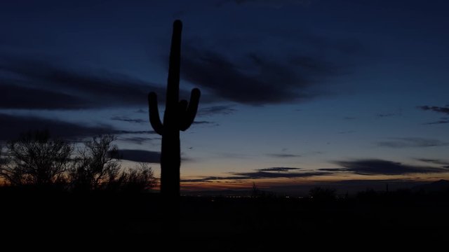 Timelapse Sunrise over the Phoenix Arizona Desert