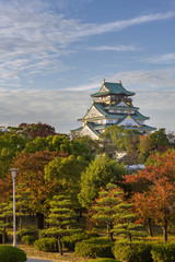 Osaka Castle, one of Japan most famous landmarks, built in 1583 played a major role in the unification of Japan by that time.