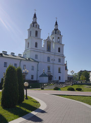 The Holy Spirit Cathedral on a sunny day.