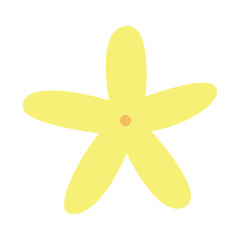 Flower icon vector flat on white background. flower icon image. flower icon flat vector illustration for graphic and web design.