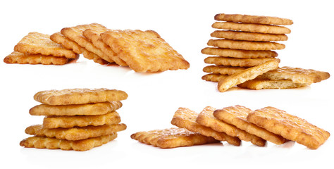 Biscuit isolated on a white background.