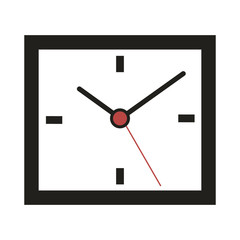 Clock .Vector illustration of a flat design. esp 10